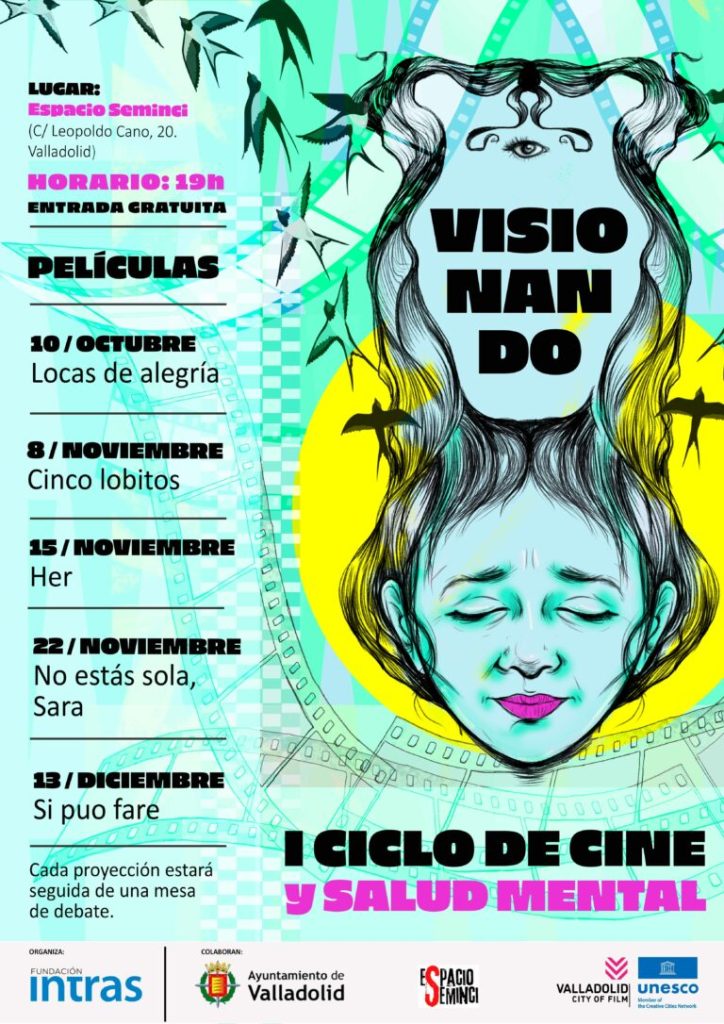 ciclo de cine y salud mental Visionando en Valladolid