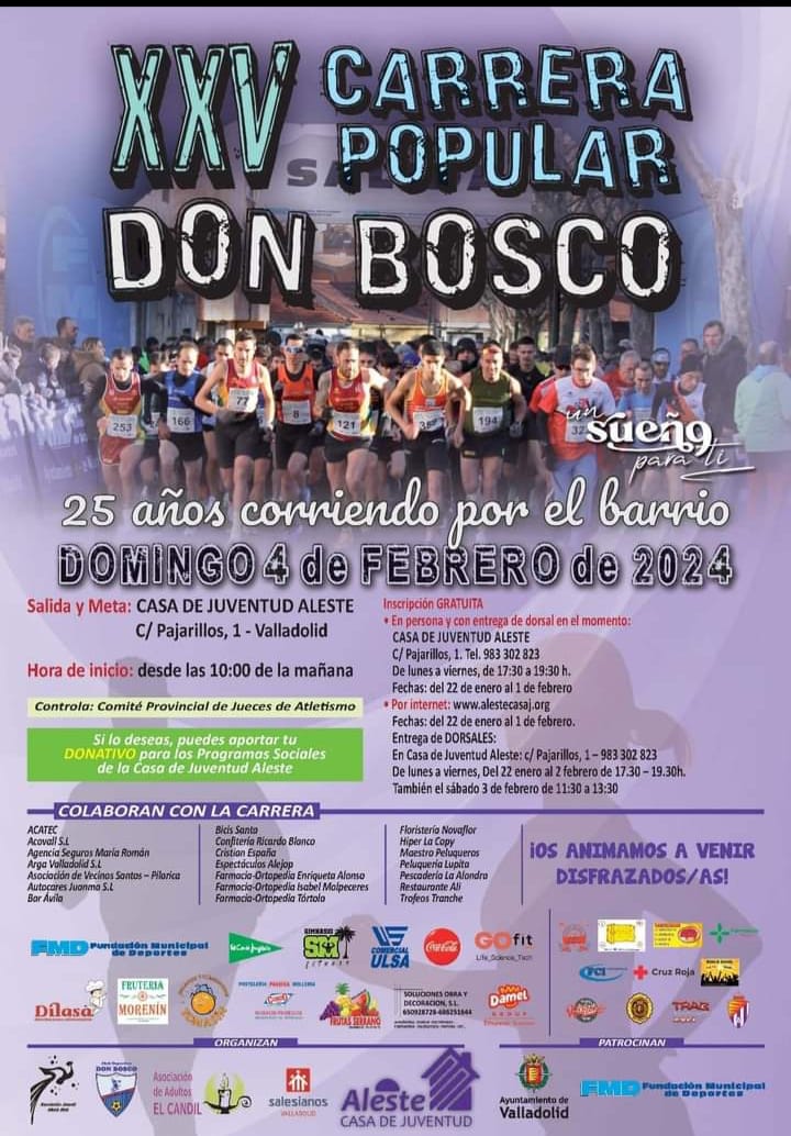 carrera popular don Bosco 2024 Valladolid