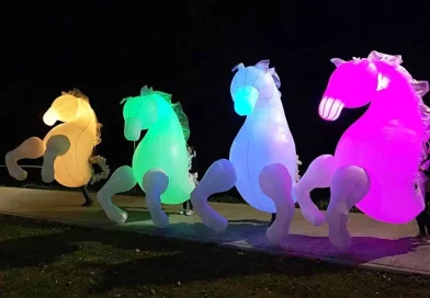 caballos gigantes, para shows de eventos